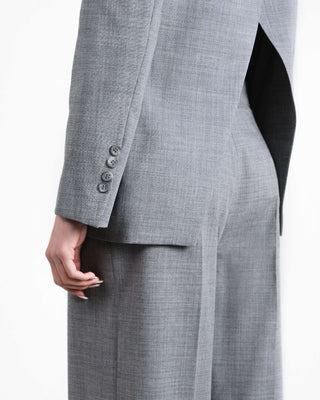 The Slate Grey Wide Leg Trousers