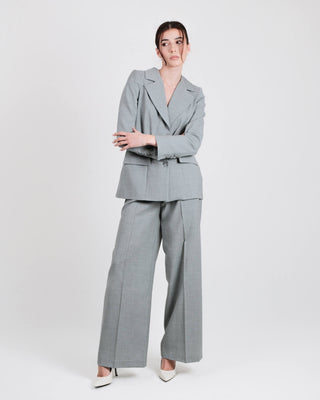 Emerald Open Back Blazer