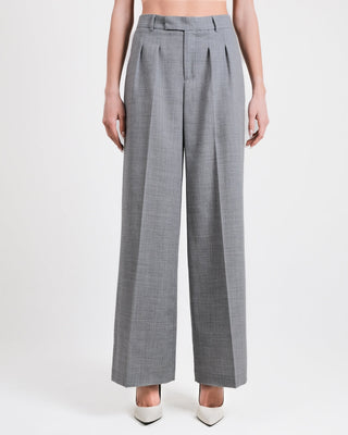 The Slate Grey Wide Leg Trousers