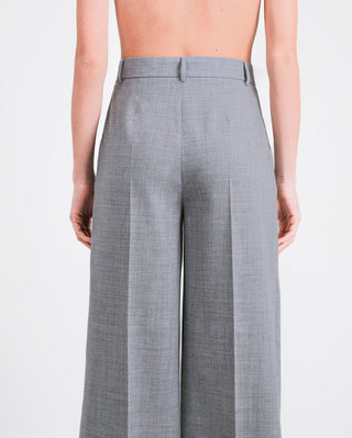 The Slate Grey Wide Leg Trousers